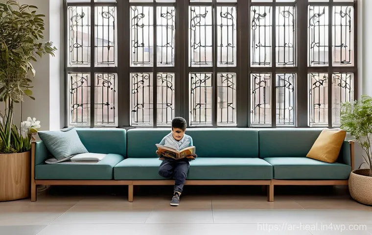 환자 경험 향상을 위한 디자인 혁신 - **Prompt:** "A contemporary and smart patient room within a hospital, designed with thoughtful cultu...